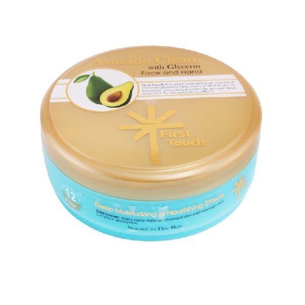 کرم مرطوب کننده فرست تاچ مدل Avocado و glycerin حجم 150 میلی